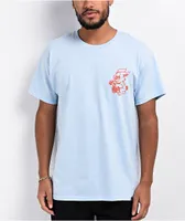 Open 925 Smoke Weed Every Day Sky Blue T-Shirt