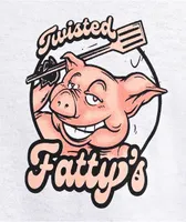 Open 925 Twisted Fattys White T-Shirt