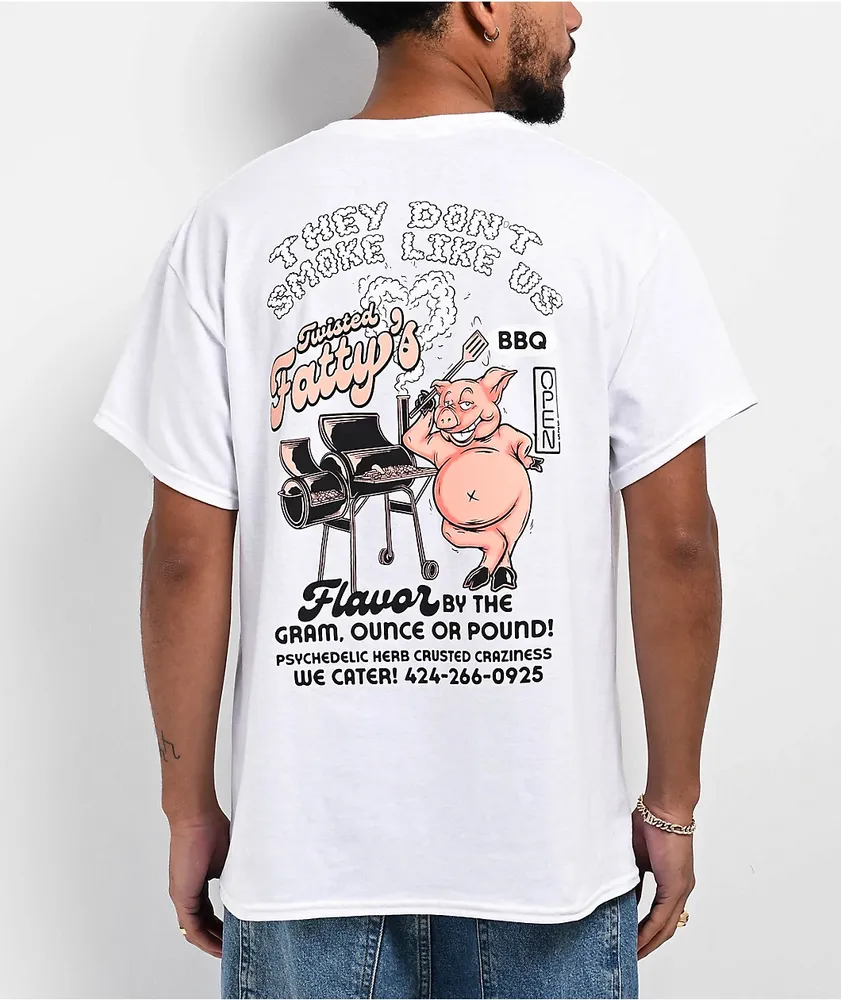 Open 925 Twisted Fattys White T-Shirt