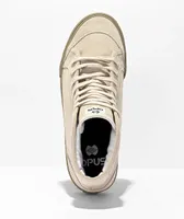 Opus Court Cream High Top Skate Shoes