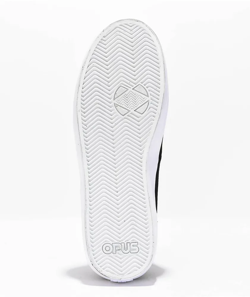 Opus Honey Black & White Slip On Skate Shoes