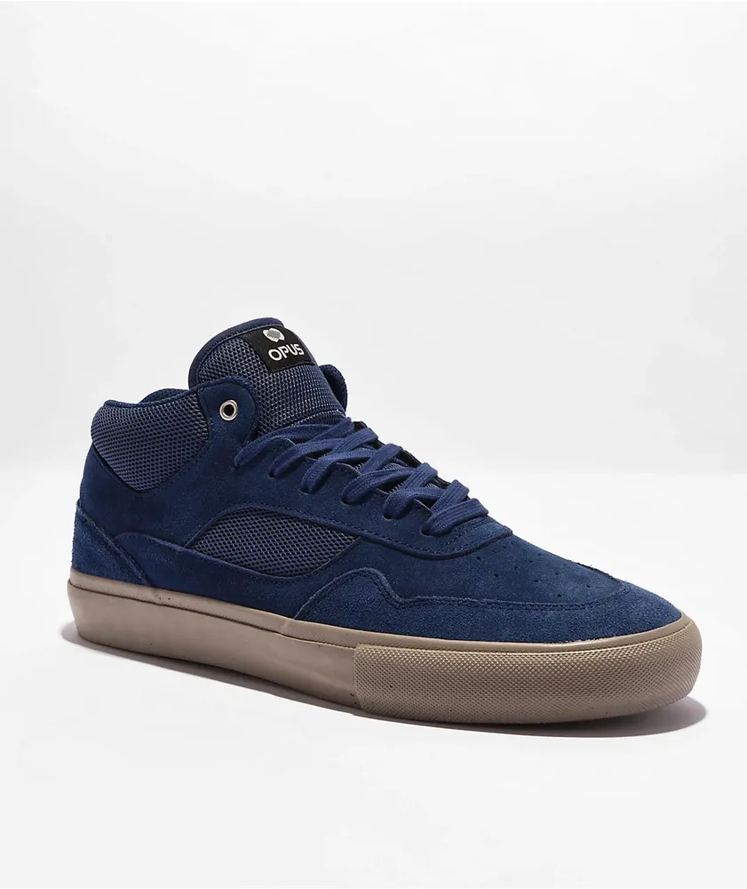 Opus Standard Mid Navy & Cream Skate Shoes