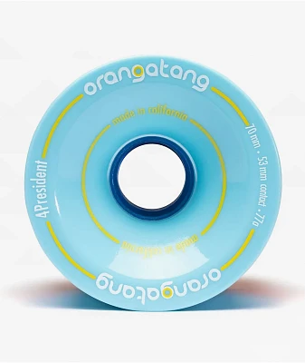 Orangatang 4President 70mm 77a Blue Longboard Wheels