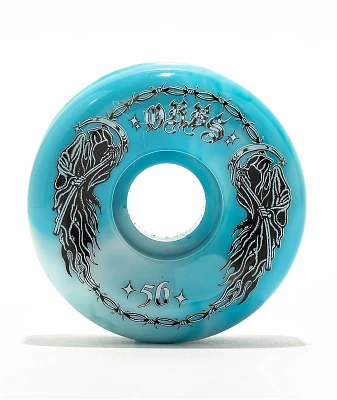 Orbs Specters Swirls 56mm 99a Blue Skateboard Wheels