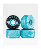 Orbs Spectre Blue & White Conical Skateboard Wheels