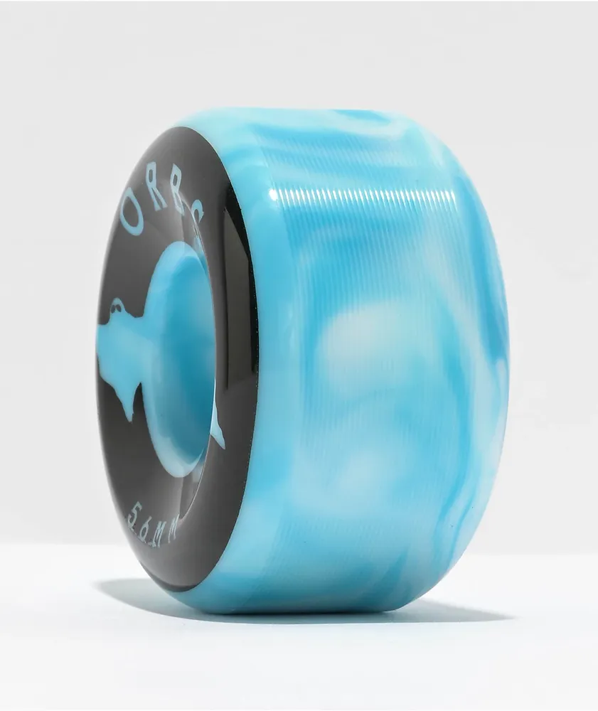 Orbs Spectre Blue & White Conical Skateboard Wheels