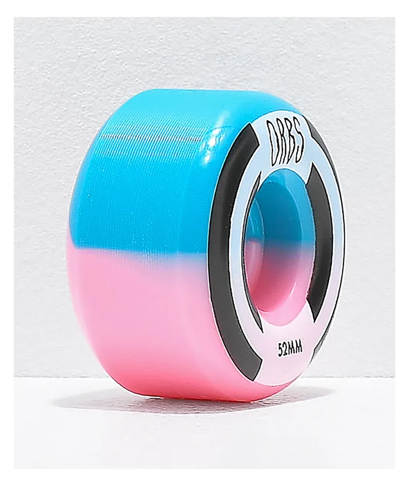 Orbs Wheels Apparitions Split 52mm 99a Pink & Blue Skateboard Wheels