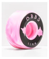 Orbs Wheels Specters Swirl 53mm 99a Pink Skateboard Wheels
