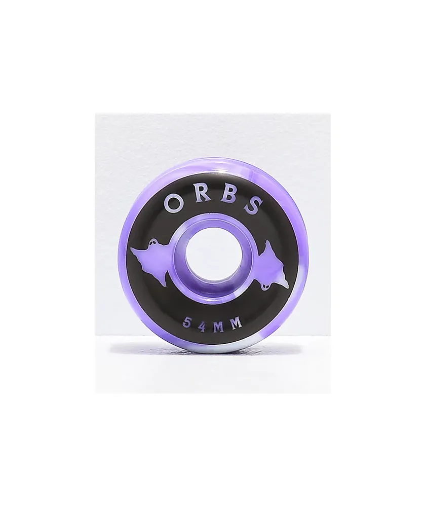 Orbs Wheels Specters Swirl 54mm 99a Purple Skateboard Wheels