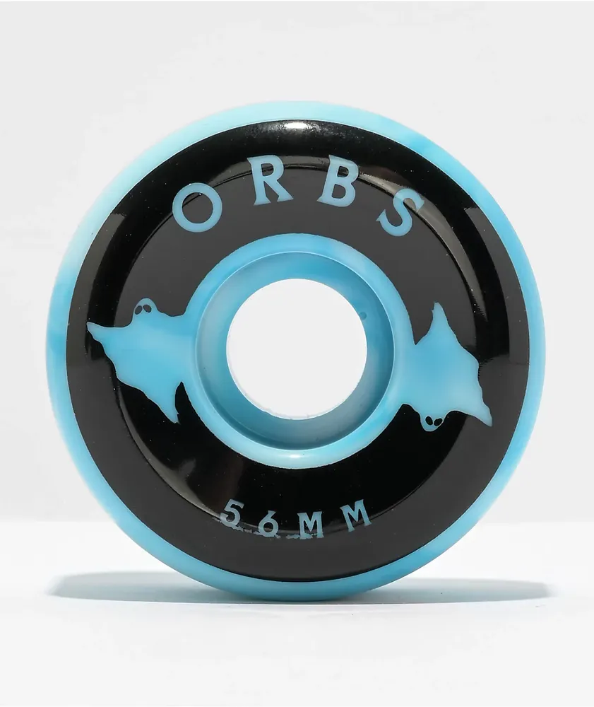 Orbs Wheels Specters Swirls 56mm 99a Blue & White Skateboard Wheels