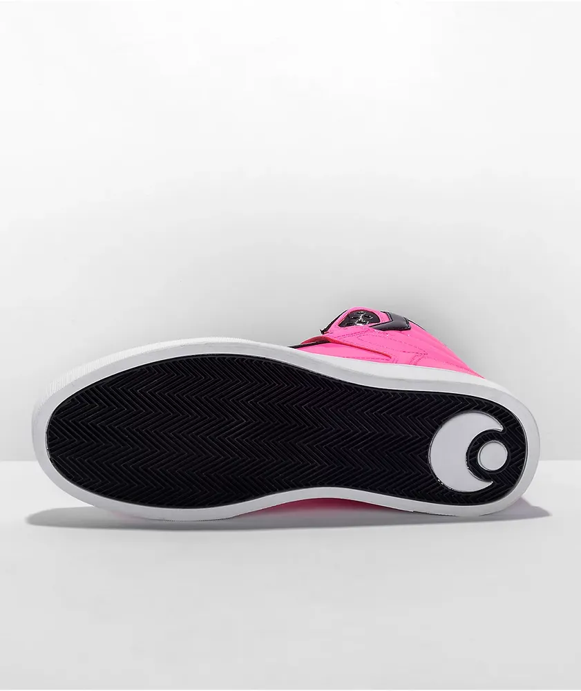 Osiris Clone Neon Pink Skate Shoes