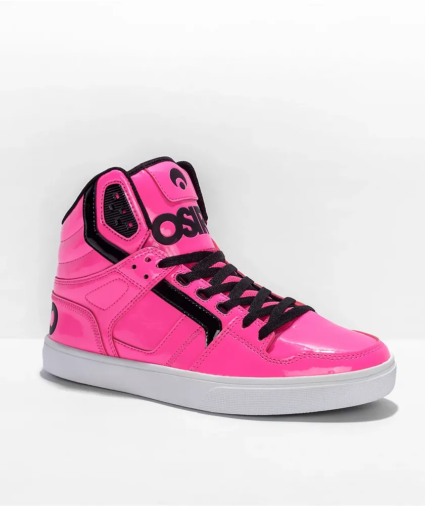 Osiris Clone Neon Pink Skate Shoes