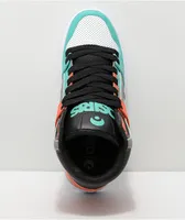 Osiris Clone Seafoam Green, Orange, & Black Skate Shoes