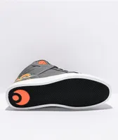 Osiris Clone Sweyda Charcoal & Orange Skate Shoes