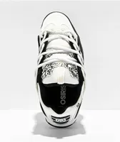 Osiris D3 2001 Black & White Skate Shoes