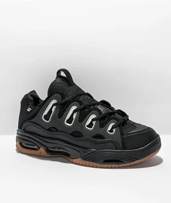 Osiris D3 2001 Black & Gum Skate Shoes