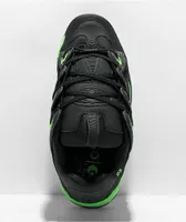 Osiris D3 2001 Matte Black & Green Skate Shoe