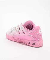 Osiris D3 OG Pink & White Fade Skate Shoes