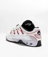 Osiris D3 OG White, Red & Black Skate Shoes