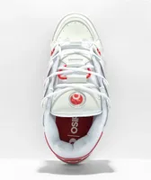 Osiris D3 OG White, Red & Grey Skate Shoes D3