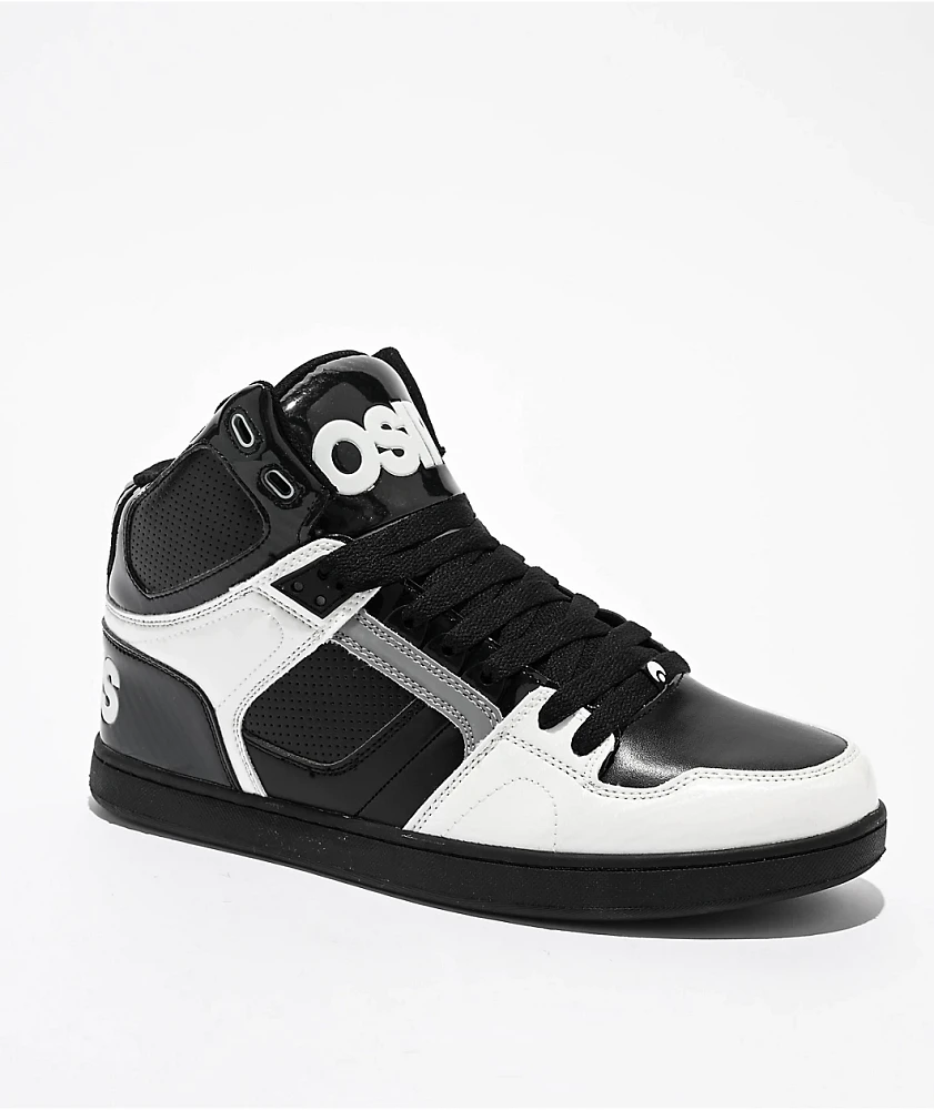 Osiris NYC 83 Black & White Skate Shoes