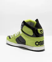 Osiris NYC 83 CLK Lime, Black & White Skate Shoes