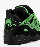 Osiris x Hazheart D3 E Black & Green Skate Shoes