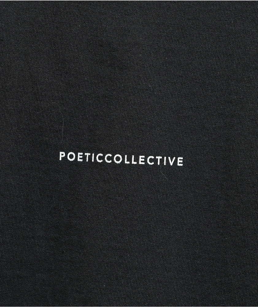 POETICCOLLECTIVE Crayon Black T-Shirt