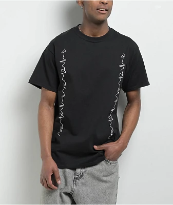 POETICCOLLECTIVE Crayon Black T-Shirt