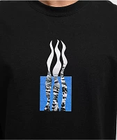 POETICCOLLECTIVE Flames Black T-Shirt