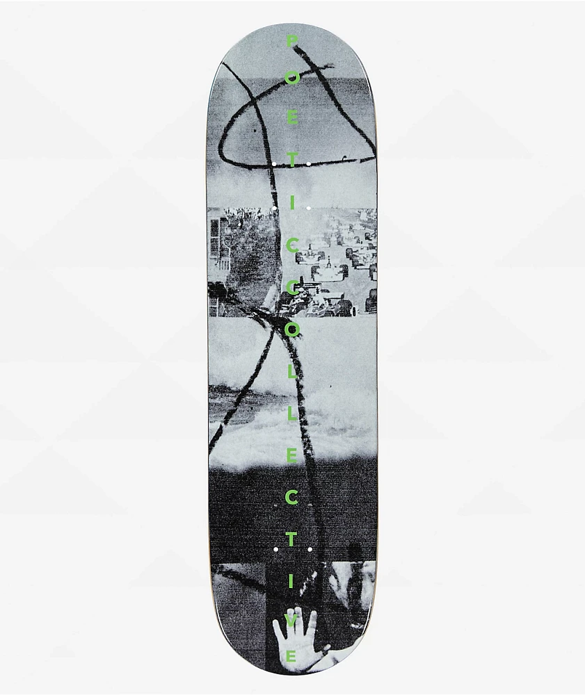 POETICCOLLECTIVE Formula One Scan 8.25" Skateboard Deck