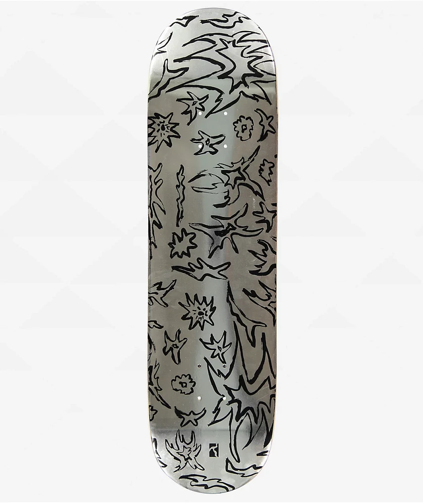 POETICCOLLECTIVE Silver 8.5" Skateboard Deck