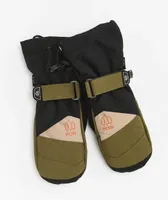 POW Kids Ascend Olive Snowboard Mittens