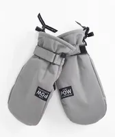 POW XG Mid Grey Snowboard Mittens