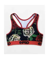 PSD 100 Roses Mix Sports Bra