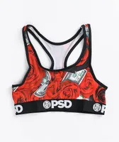 PSD 100 Roses Sports Bra