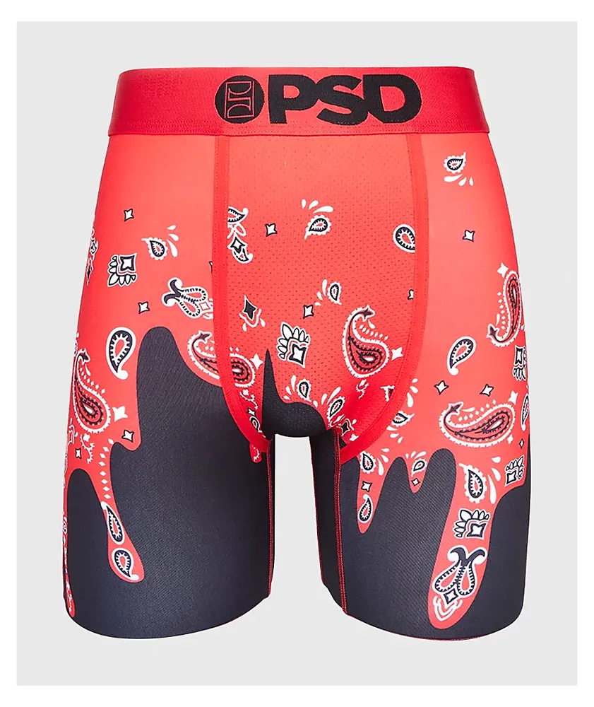 PSD Men's Bandana Roses Red Boxer Brief Underwear : : Clothing,  Shoes & Accessories