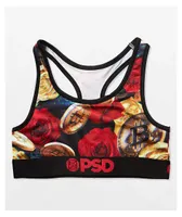 PSD Bitcoin Roses Sports Bra