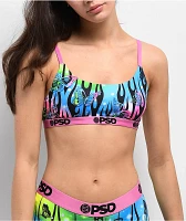 PSD Butterfly Flames Bralette
