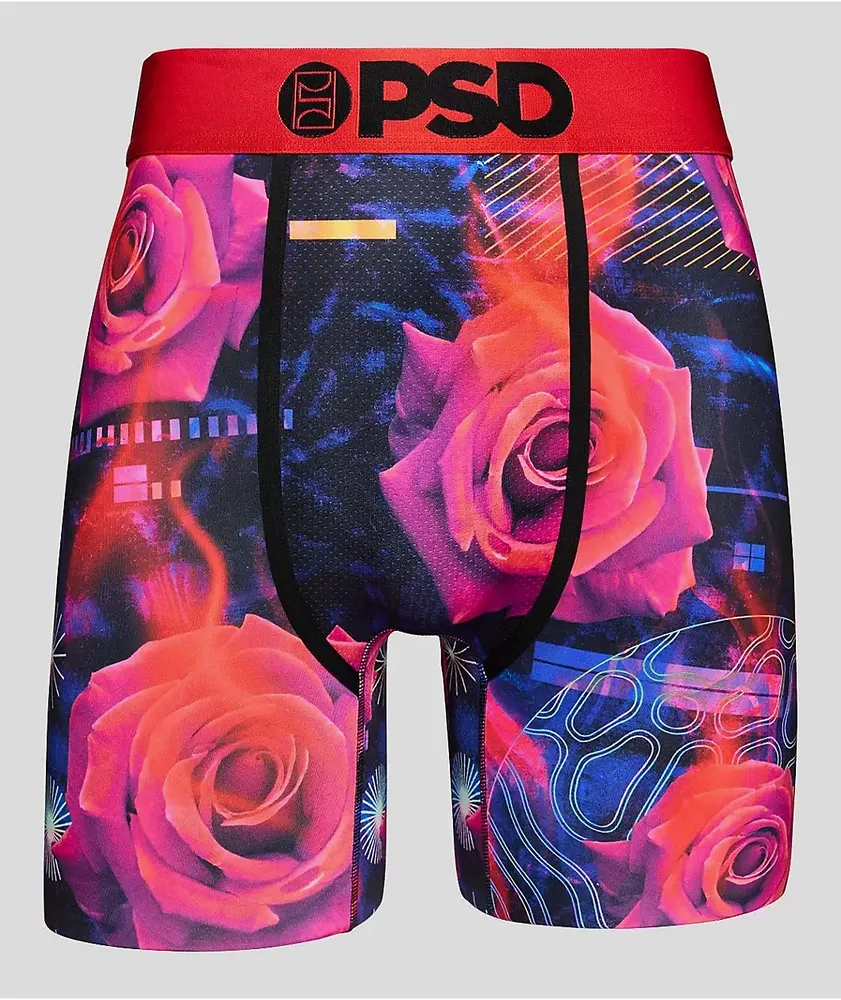 PSD Kids 100 Roses Boxer Briefs