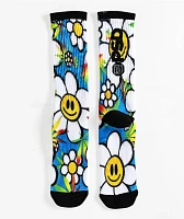 PSD Happy Flowers Crew Socks