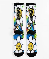 PSD Happy Flowers Crew Socks