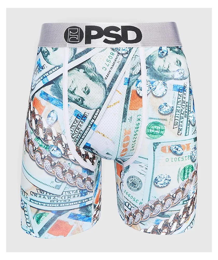 PSD Men's E - Money Pyramid Boxer Brief Underwear,Medium