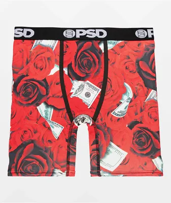 PSD Kids 100 Roses Boxer Briefs