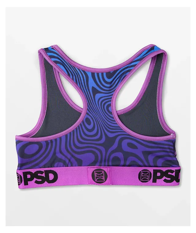 PSD UNDERWEAR Warface Purple Lux Sports Bra 4214T1033 - Karmaloop