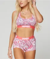 PSD Pink Dollars Sports Bra 