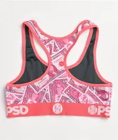 PSD Pink Dollars Sports Bra