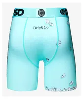 PSD Pizza Drip Co Teal Boxer Briefs