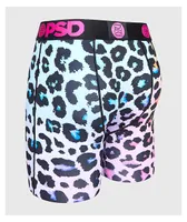 PSD Prism Cheetah Pink & Blue Boxer Briefs