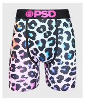 PSD Prism Cheetah Pink & Blue Boxer Briefs